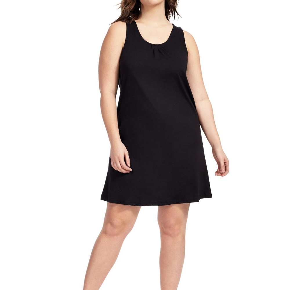 JUNAROSE Black tank dress